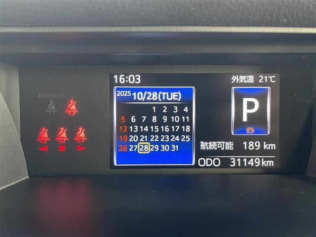 ルーミー カスタムG 社外SDナビ フルセグテレビ Bluetooth バックカメラ アイドリングストップ クルーズコントロール ドアバイザー デイライト 両側パワースライドドア ETC 前後ドライブレコーダー(6枚目)