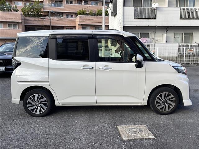 ルーミー カスタムG 社外SDナビ フルセグテレビ Bluetooth バックカメラ アイドリングストップ クルーズコントロール ドアバイザー デイライト 両側パワースライドドア ETC 前後ドライブレコーダー(8枚目)