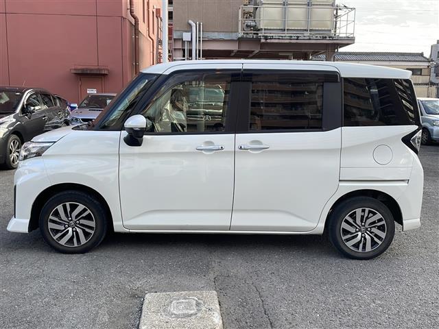 ルーミー カスタムG 社外SDナビ フルセグテレビ Bluetooth バックカメラ アイドリングストップ クルーズコントロール ドアバイザー デイライト 両側パワースライドドア ETC 前後ドライブレコーダー(9枚目)