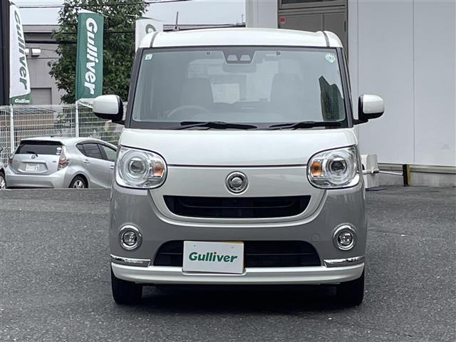 ムーヴキャンバス Ｇメイクアップリミテッド　ＳＡＩＩＩ　社外ＳＤナビ（ＦＭ／ＡＭ／ＣＤ／Ｂｌｕｅｔｏｏｔｈ）　ワンセグテレビ　衝突被害軽減装置　全方位カメラ　両側パワースライドドア　アイドリングストップ　横滑り防止装置　オートマチックハイビーム　ＥＴＣ（28枚目）