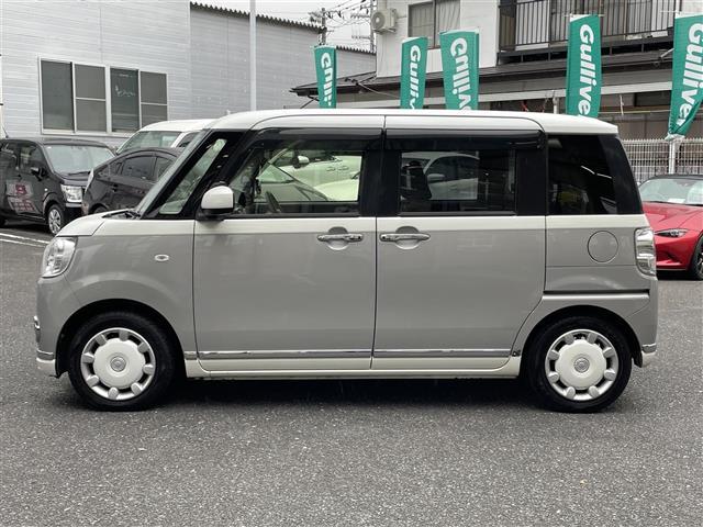 ムーヴキャンバス Ｇメイクアップリミテッド　ＳＡＩＩＩ　社外ＳＤナビ（ＦＭ／ＡＭ／ＣＤ／Ｂｌｕｅｔｏｏｔｈ）　ワンセグテレビ　衝突被害軽減装置　全方位カメラ　両側パワースライドドア　アイドリングストップ　横滑り防止装置　オートマチックハイビーム　ＥＴＣ（30枚目）