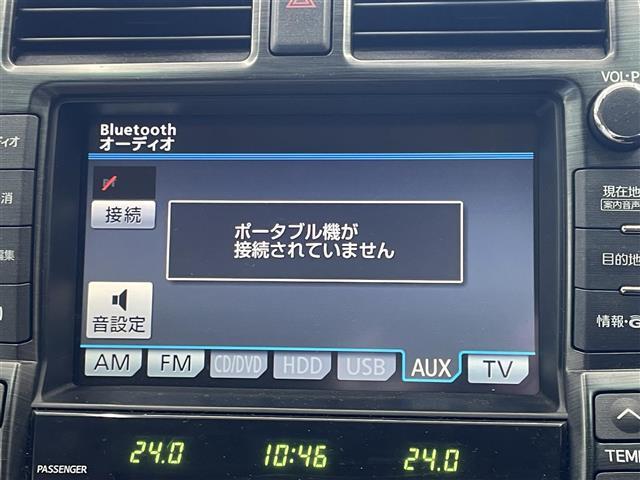 クラウンハイブリッド Ｌパッケージ　純正メモリーナビ（ＡＭ／ＦＭ／ＣＤ／ＤＶＤ）　フルセグテレビ　クルーズコントロール　横滑り防止装置　前席パワーシート　スマートキー　プッシュスタート　ＥＴＣ（6枚目）