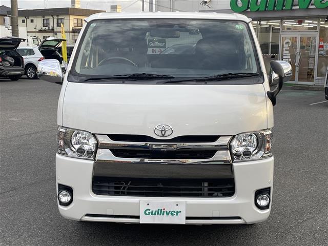 ハイエースバン スーパーGL ダークプライム 禁煙/ワンオーナー/ベッドキット/純正フリップダウンモニタ/D記録簿H30.R1.2.3.4.5.6.7/純正ナビ/フルセグ/CD/DVD/SD/MSV/BT/バックカメラ/前後ドラレコ/ETC(6枚目)