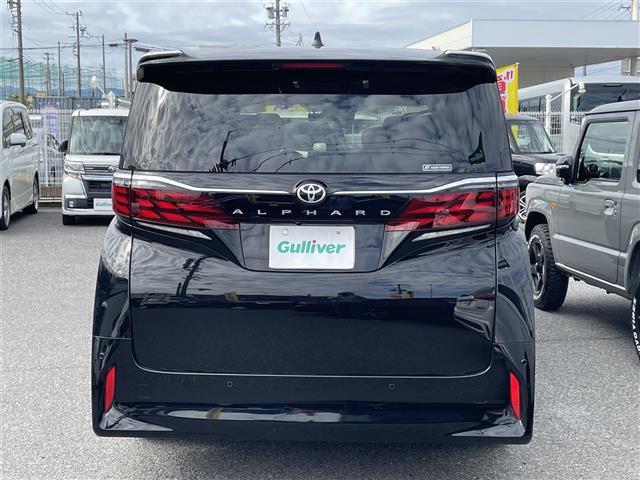 アルファード Z 禁煙/サンルーフ/純正フリップダウン/純正ナビ/全方位モニター/黒革/デジタルインナーミラー/前後ドラレコ/ETC/ACC/PCS/LTA/BSM/HUD/PBD/スペアタイヤ/スペアキー/保証書(8枚目)