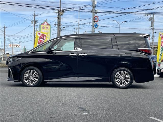 アルファード Z 禁煙/サンルーフ/純正フリップダウン/純正ナビ/全方位モニター/黒革/デジタルインナーミラー/前後ドラレコ/ETC/ACC/PCS/LTA/BSM/HUD/PBD/スペアタイヤ/スペアキー/保証書(9枚目)