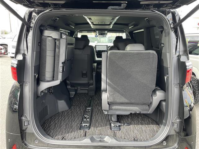 アルファード Z 禁煙/サンルーフ/純正フリップダウン/純正ナビ/全方位モニター/黒革/デジタルインナーミラー/前後ドラレコ/ETC/ACC/PCS/LTA/BSM/HUD/PBD/スペアタイヤ/スペアキー/保証書(14枚目)