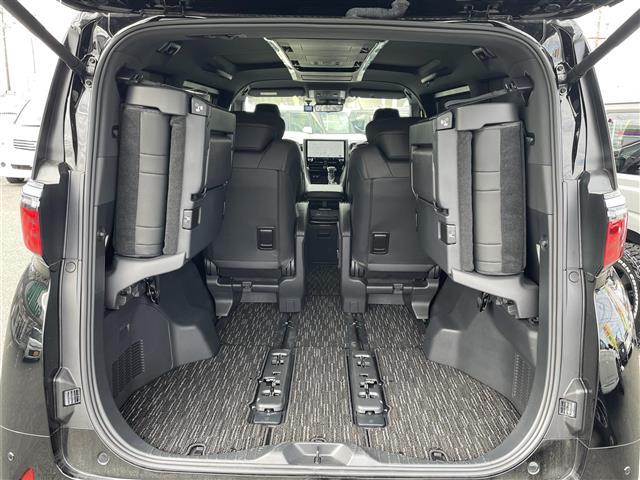 アルファード Z 禁煙/サンルーフ/純正フリップダウン/純正ナビ/全方位モニター/黒革/デジタルインナーミラー/前後ドラレコ/ETC/ACC/PCS/LTA/BSM/HUD/PBD/スペアタイヤ/スペアキー/保証書(15枚目)