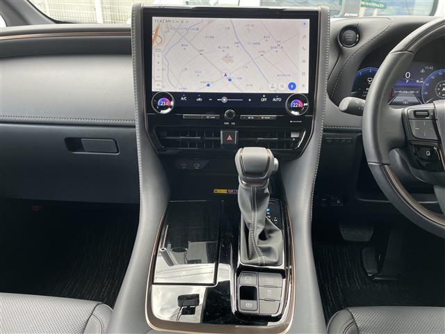 アルファード Z 禁煙/サンルーフ/純正フリップダウン/純正ナビ/全方位モニター/黒革/デジタルインナーミラー/前後ドラレコ/ETC/ACC/PCS/LTA/BSM/HUD/PBD/スペアタイヤ/スペアキー/保証書(18枚目)