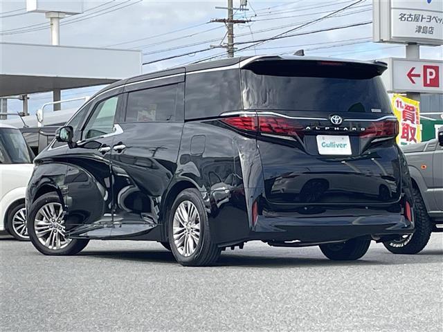 アルファード Z 禁煙/サンルーフ/純正フリップダウン/純正ナビ/全方位モニター/黒革/デジタルインナーミラー/前後ドラレコ/ETC/ACC/PCS/LTA/BSM/HUD/PBD/スペアタイヤ/スペアキー/保証書(43枚目)