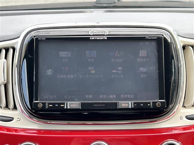 500 スーパーポップ チャオ 禁煙/正規ディーラー車/メモリナビ/CD/DVD/SD/BT/MSV/ドライブレコーダー/ETC/革調シートカバー/革巻きステア/ステアスイッチ/キーレスキー/スペアタイヤ/保証書/取説(3枚目)