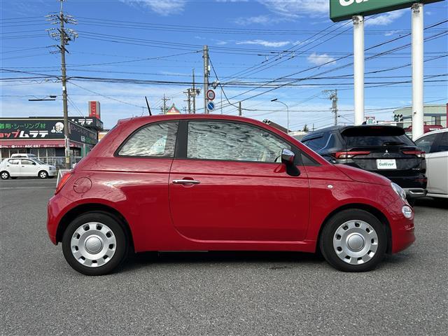 500 スーパーポップ チャオ 禁煙/正規ディーラー車/メモリナビ/CD/DVD/SD/BT/MSV/ドライブレコーダー/ETC/革調シートカバー/革巻きステア/ステアスイッチ/キーレスキー/スペアタイヤ/保証書/取説(8枚目)