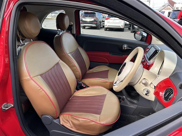 500 スーパーポップ チャオ 禁煙/正規ディーラー車/メモリナビ/CD/DVD/SD/BT/MSV/ドライブレコーダー/ETC/革調シートカバー/革巻きステア/ステアスイッチ/キーレスキー/スペアタイヤ/保証書/取説(27枚目)