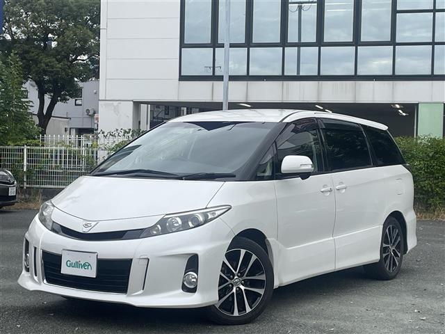 エスティマ アエラス 後席M 両側Pスラ 純正ナビ Bカメラ ETC HID(20枚目)