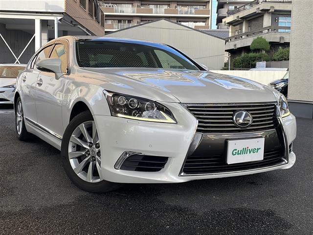 LS LS460 バージョンC Iパッケージ 純正メモリナビ フルセグTV SD/DVD/CD/USB/AUX/BT バックカメラ ウィンカーミラー BSM オットマン クルーズコントロール ドアバイザー プッシュスタート ETC2.0(2枚目)