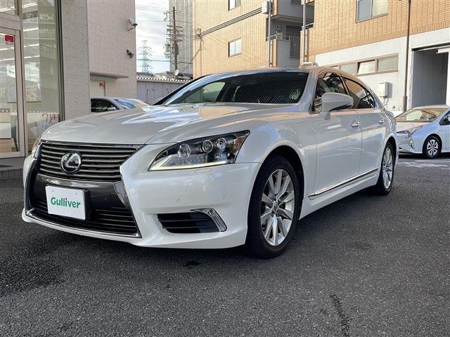 LS LS460 バージョンC Iパッケージ 純正メモリナビ フルセグTV SD/DVD/CD/USB/AUX/BT バックカメラ ウィンカーミラー BSM オットマン クルーズコントロール ドアバイザー プッシュスタート ETC2.0(4枚目)