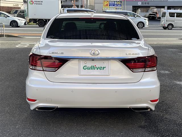 LS LS460 バージョンC Iパッケージ 純正メモリナビ フルセグTV SD/DVD/CD/USB/AUX/BT バックカメラ ウィンカーミラー BSM オットマン クルーズコントロール ドアバイザー プッシュスタート ETC2.0(7枚目)