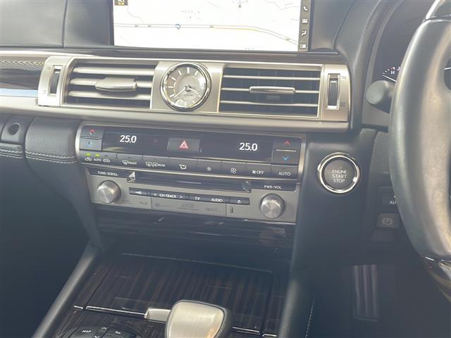 LS LS460 バージョンC Iパッケージ 純正メモリナビ フルセグTV SD/DVD/CD/USB/AUX/BT バックカメラ ウィンカーミラー BSM オットマン クルーズコントロール ドアバイザー プッシュスタート ETC2.0(25枚目)
