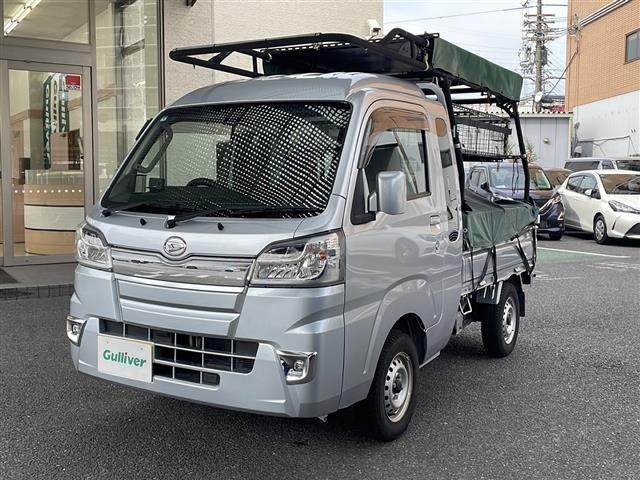 ハイゼットトラック ジャンボ SAIIIt 純正メモリナビ フルセグテレビ BT/SD/AM/FM/iPod コーナーセンサー ドアバイザー ETC LEDライト フォグランプ プリクラッシュ  荷台ライト(4枚目)