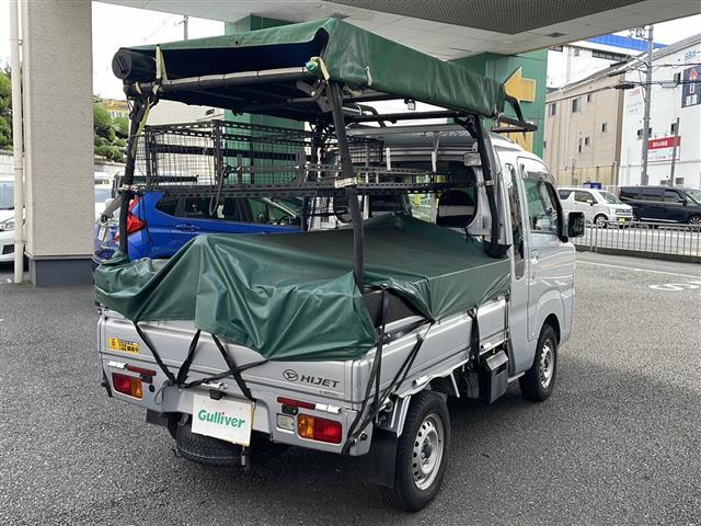 ハイゼットトラック ジャンボ SAIIIt 純正メモリナビ フルセグテレビ BT/SD/AM/FM/iPod コーナーセンサー ドアバイザー ETC LEDライト フォグランプ プリクラッシュ  荷台ライト(8枚目)