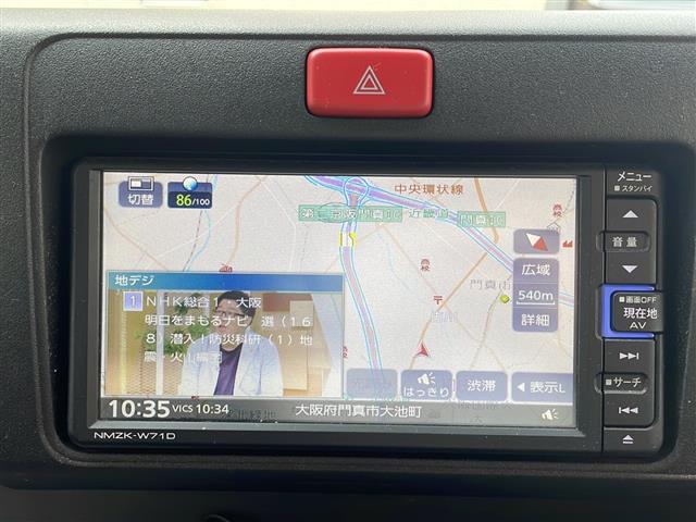 ハイゼットトラック ジャンボ SAIIIt 純正メモリナビ フルセグテレビ BT/SD/AM/FM/iPod コーナーセンサー ドアバイザー ETC LEDライト フォグランプ プリクラッシュ  荷台ライト(11枚目)