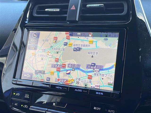 プリウス A ・純正ナビ(DSZT-YC4T)(AM/FM/BT/CD/DVD/フルセグTV)・ブラインドスポットモニター・ヘッドアップディスプレイ・レーダークルーズコントロール・バックカメラ・ドライブレコーダー(4枚目)
