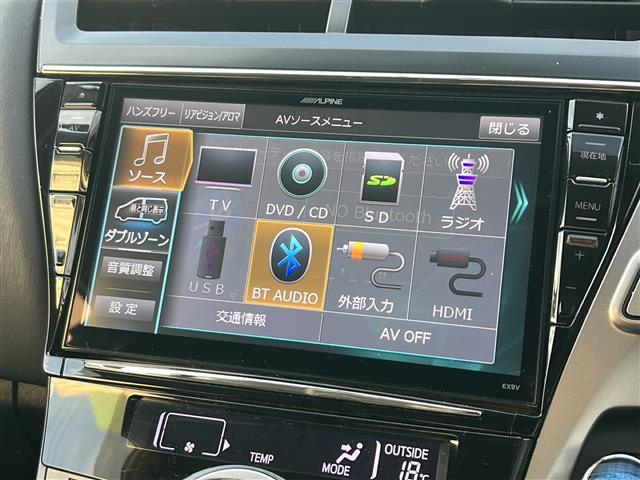 プリウスアルファ Sツーリングセレクション 禁煙車/ワンオーナー/ALPINE9インチナビ/ドライブレコーダー/LEDオートライト/純正フロアマット(7枚目)