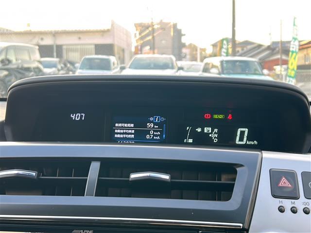 プリウスアルファ Sツーリングセレクション 禁煙車/ワンオーナー/ALPINE9インチナビ/ドライブレコーダー/LEDオートライト/純正フロアマット(14枚目)