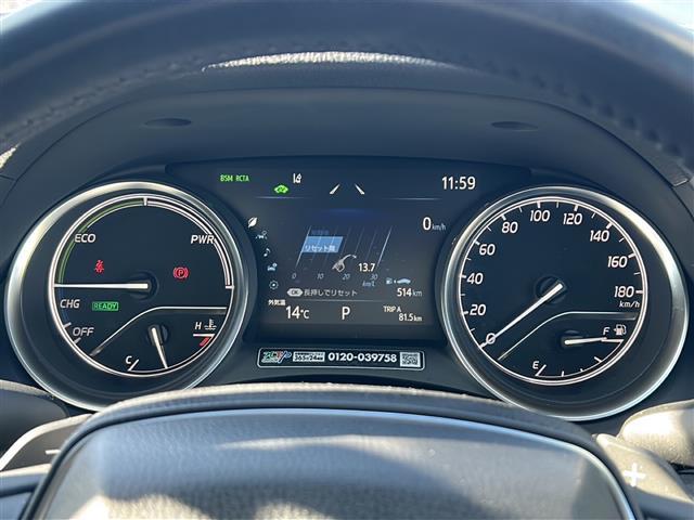 カムリ ＷＳレザーパッケージ　禁煙車／ワンオーナー／９インチディスプレイ／フルセグＴＶ／Ｂｌｕｅｔｏｏｔｈ／バックカメラ・パノラミックビューモニター／前後ドラレコ／ＴＳＳ／ＰＣＳ／ＬＴＡ／ＢＳＭ／本革／シートヒーター（15枚目）