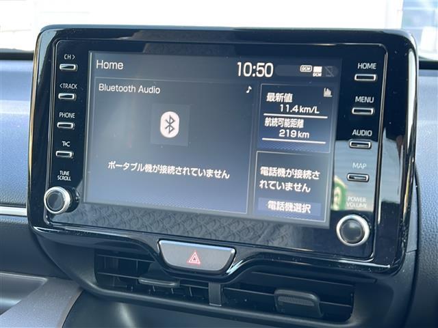 ヤリス Ｇ　禁煙車／ワンオーナー／純正８インチディスプレイオーディオ／Ｂｌｕｅｔｏｏｔｈ／ＣＤ・ＤＶＤキット／バックカメラ／ＴＳＳ／ＰＣＳ／ＬＴＡ／レーダークルーズコントロール／シートヒーター（5枚目）