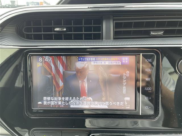 アクア Ｓスタイルブラック　禁煙車・純正ナビ・フルセグＴＶ・Ｂｌｕｅｔｏｏｔｈ・バックカメラ・ビルトインＥＴＣ・ステアリングスイッチ・オートライト・オートハイビーム・プリクラ・レーンキープアシスト・コーナーセンサー・スペアキー（4枚目）