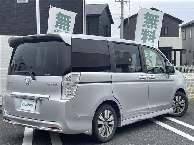 ステップワゴンスパーダ パワーエディション ワンオーナー禁煙車社外7インチSDナビ(AUN-V02)AM/FM/CD/DVD/SD/USB/AUX/TV(フルセグ)ビルトインETCバックカメラステアリングスイッチパドルシフト盗難防止(27枚目)