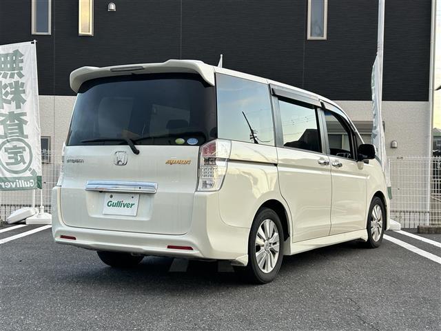 ステップワゴンスパーダ Z ・ディーラーナビ・FM/AM/CD/DVD/ワンセグTV/Bluetooth・全方位カメラ・ビルトインETC・両側パワースライドドア・禁煙車・スペアキー1本・盗難防止装置・横滑り防止装置・電格ミラー(34枚目)