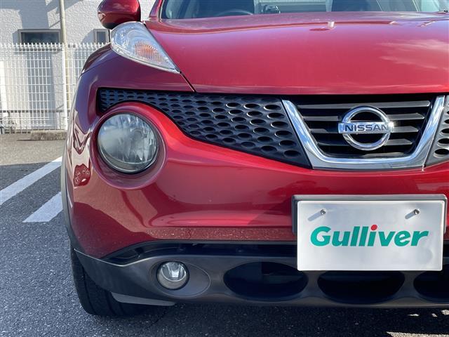 ジューク １５ＲＳ　タイプＶ　禁煙車　純正７インチナビ　フルセグ　Ｂｌｕｅｔｏｏｔｈ　ＤＶＤ再生　前方ドラレコ　バックカメラ　ＥＴＣ　ＡＵＴＯライト　革巻きステアリング　プッシュスタート／スマートキー　純正スチールホイール積込（34枚目）