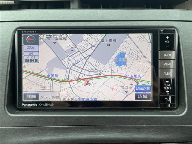 プリウス S 禁煙車 パナソニックナビ フルセグ Bluetooth バックカメラ ビルドインETC プッシュスタート/スマートキー スペアキー AUTOライト 取扱説明書 保証書(5枚目)