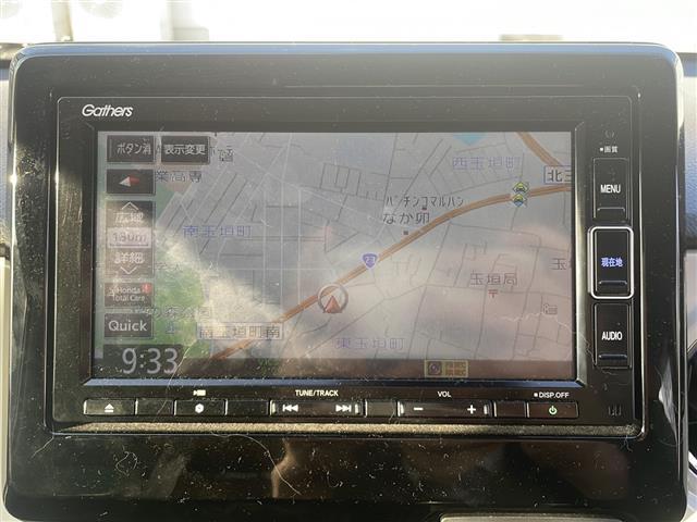 Ｎ－ＯＮＥ オリジナル　ワンオーナー　禁煙車　純正７インチＳＤナビ　フルセグ　Ｂｌｕｅｔｏｏｔｈ　レーダークルーズコントロール　衝突軽減ブレーキ　前後ドラレコ　レザー調シートカバー　ルーフキャリア　ビルドインＥＴＣ（4枚目）