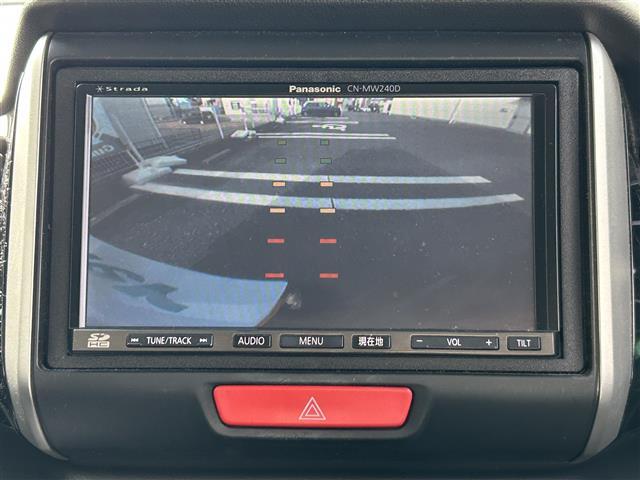 N-BOXカスタム G・ターボパッケージ ・ワンオーナー・社外ナビ・(FM/AM/CD/DVD/フルセグTV)・バックカメラ・禁煙車・両側パワースライドドア・クルーズコントロール・パドルシフト・盗難防止装置・ベンチシート・純正フロアマット(2枚目)