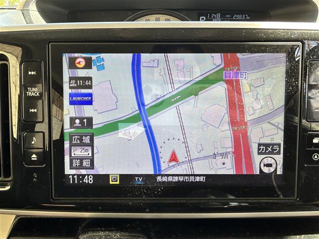 ムーヴキャンバス ＧブラックインテリアＶＳ　ＳＡＩＩＩ　純正ＳＤナビ（ＣＤ／ＤＶＤ／ＢＴ／フルセグ）☆全方位カメラ☆衝突軽減システム☆レーンアシスト☆両側パワースライドドア☆シートヒーター☆ステアリングスイッチ☆オートライト☆ＥＴＣ☆ドラレコ（3枚目）