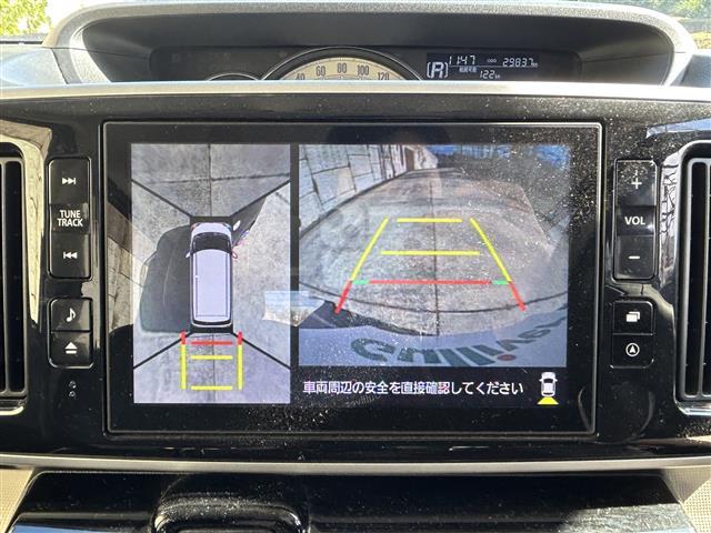 ムーヴキャンバス ＧブラックインテリアＶＳ　ＳＡＩＩＩ　純正ＳＤナビ（ＣＤ／ＤＶＤ／ＢＴ／フルセグ）☆全方位カメラ☆衝突軽減システム☆レーンアシスト☆両側パワースライドドア☆シートヒーター☆ステアリングスイッチ☆オートライト☆ＥＴＣ☆ドラレコ（4枚目）