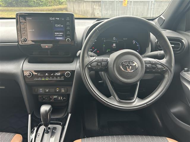 ヤリスクロス ハイブリッドZ アドベンチャー ワンオーナー☆純正ディスプレイオーディオ(Bluetooth/フルセグ)☆バックカメラ☆衝突軽減システム☆レーンアシスト☆BSM☆ACC☆ETC☆ハーフレザーシート☆パワーシート☆シートヒーター(21枚目)