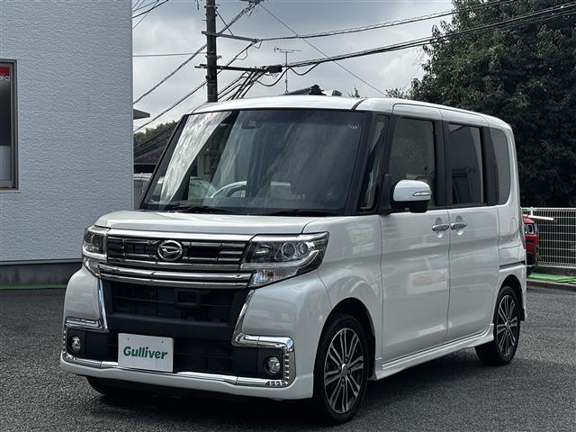 タント カスタムＲＳ　トップエディションＳＡＩＩ　社外ナビ／バックカメラ／フリップダウンモニター／衝突軽減ブレーキ／前後ドライブレコーダー／両側パワースライドドア／ＥＴＣ／スマートキー／ＬＥＤオートライト／フォグランプ／純正１５インチＡＷ（2枚目）