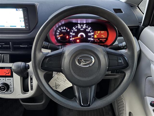 ムーヴ X 純正ナビ/ワンセグTV/CD/純正14インチアルミホイル/オートライト/プッシュスタート/純正フロアマット/純正ドアバイザー/横滑り防止/盗難防止装置/保証書/取扱説明(9枚目)