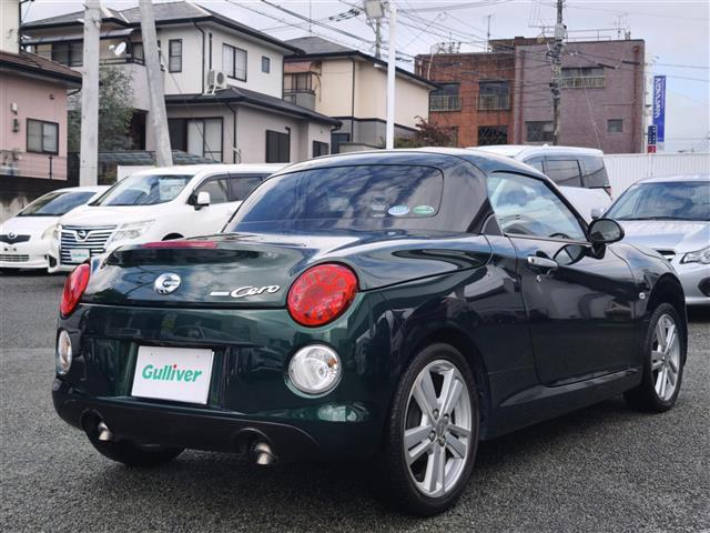 コペン セロ 純正ナビ/ワンセグTV/CD/AM/FM/バックカメラ/革巻きステアリング/ステアリングスイッチ/シートヒーター/プッシュスタート/スマートキー/純正16インチAW/純正フロアマット/ETC(3枚目)