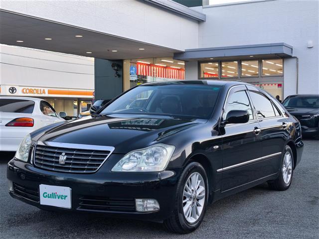 クラウン ロイヤルサルーン 純正ナビ/TV/CD/DVD/バックカメラ/クルーズコントロール/レザーシート/全席パワーシート/プッシュスタート/スマートキー/ETC/オートライト/革巻きステアリング/ABS/盗難防止装置(2枚目)