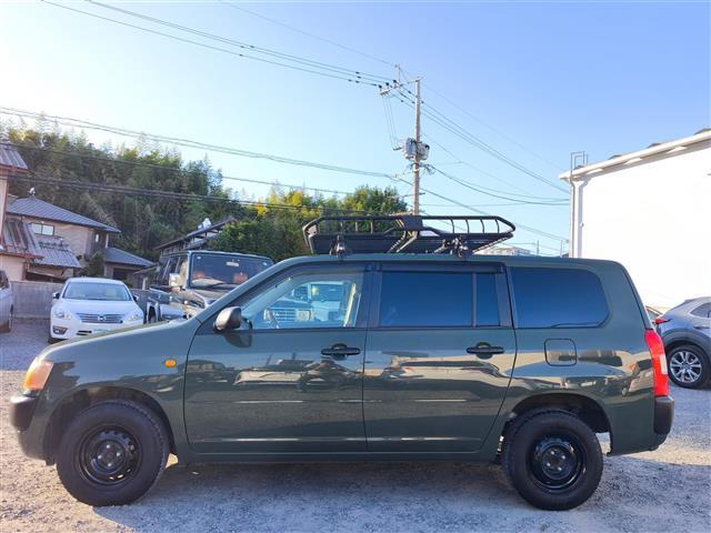 プロボックスバン ＧＬ　インチアップ／全塗装／ＴＯＹＯＴＡフロントグリル／ルーフキャリアＴｅｒｚｏ／社外メモリナビ／革調シートカバー／社外ウッドハンドル／社外ＬＥＤヘッドライト／ドライブレコーダー／ＥＴＣ（6枚目）