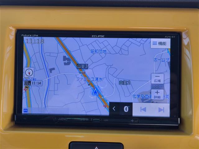 ハスラー Ｆリミテッド　ＳＤナビ／フルセグＴＶ／ＢＴ／ＣＤ／ＤＶＤ／バックカメラ／シートヒーター／ステアリングスイッチ／アイドリングストップ／衝突軽減ブレーキ／プッシュスタート／スマートキー／オートライト（10枚目）