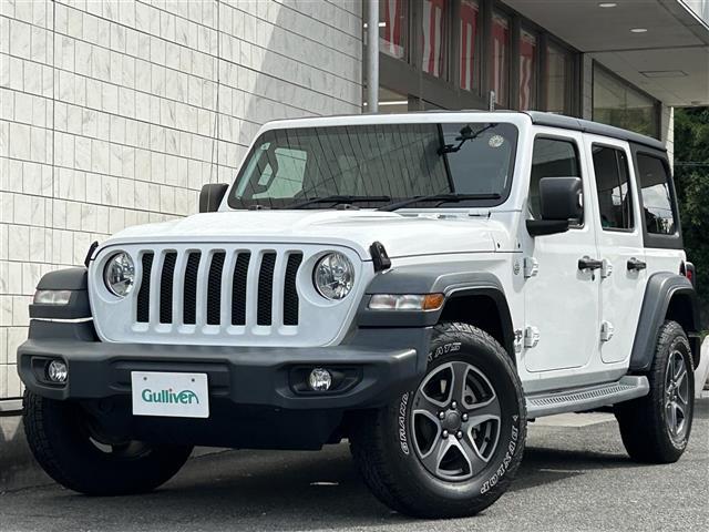 ジープ・ラングラーアンリミテッド スポーツ　禁煙　２０００ｃｃ　ターボ　ＤＵＮＬＯＰ／ＡＴタイヤ／２０２３年製　アップルカープレイ　Ｂｌｕｅｔｏｏｔｈ　パートタイム４ＷＤ　スマートキー　クルコン　フロント／サイド／バックカメラ　ＦＲドラレコ（4枚目）