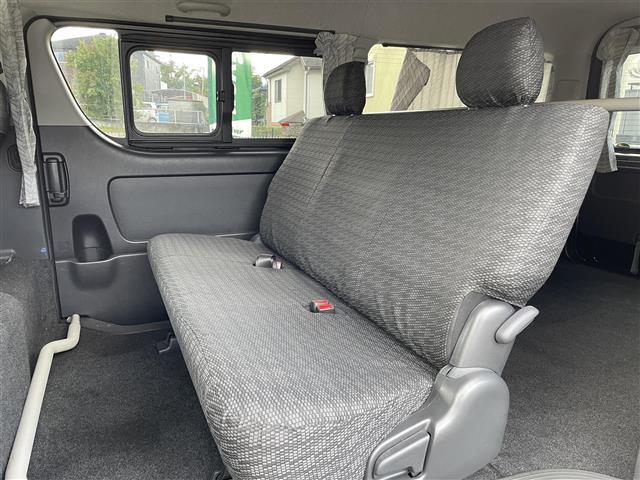 ハイエースバン ロングワイドスーパーGL 禁煙車 後期 4型 5ドア 左右スライドドア/バックドア/イージークロージャー ブリジストン前後2022年製タイヤ メッキドアミラー オートエアコン AC100V ETC(22枚目)