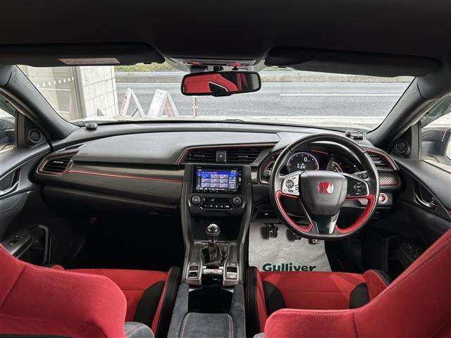 シビック タイプR ワンオーナー 禁煙車 ターボ クリフォードセキュリティ ナビTV バックカメラ Fドラレコ ETC 無限シフトノブ 純正20インチアルミ 専用brembo 専用スポーツシート LEDヘッドライト(10枚目)