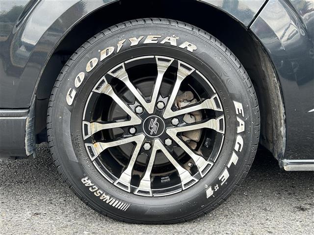 ハイエースワゴン GL 禁煙 4WD ベッドキット フローリングフロア ZERO break16インチ グッドイヤータイヤ ナビTV 後席モニター 電動スライド 黒木目インテリア コンビステア クリフォードセキュリティ(35枚目)