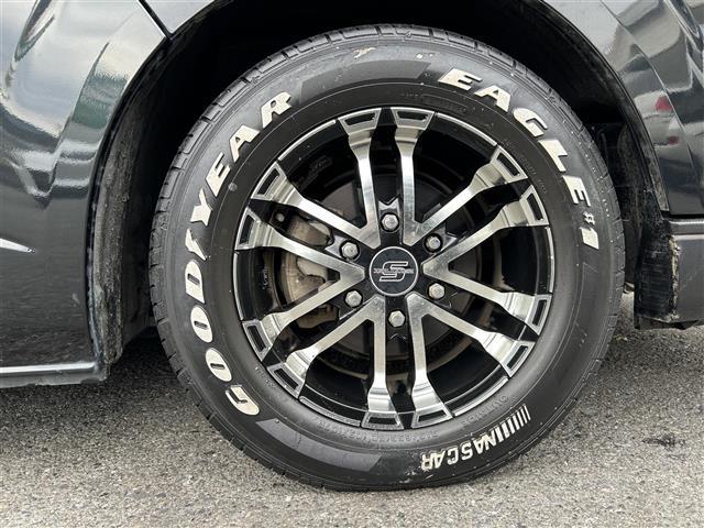 ハイエースワゴン GL 禁煙 4WD ベッドキット フローリングフロア ZERO break16インチ グッドイヤータイヤ ナビTV 後席モニター 電動スライド 黒木目インテリア コンビステア クリフォードセキュリティ(36枚目)
